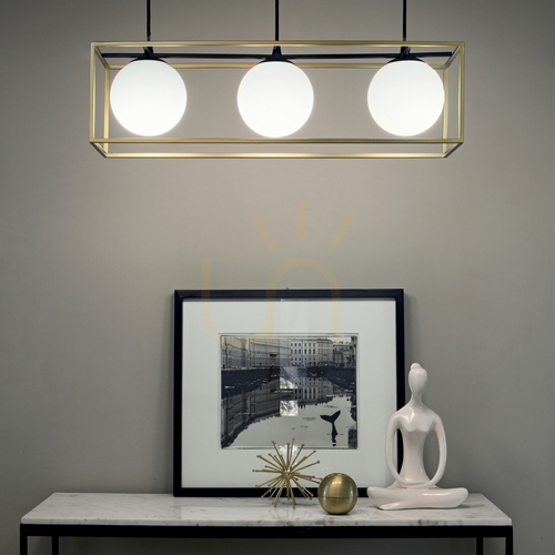 Skontrolujte Závesné svietidlo Ideallux Lingotto SP3 Nero čierne 3xE14 304144