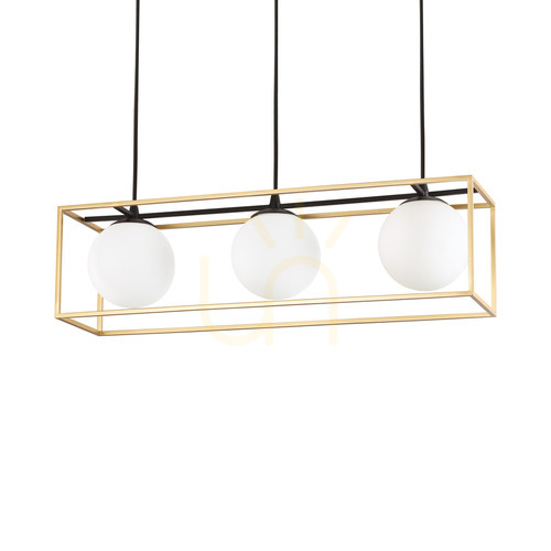 Skontrolujte Závesné svietidlo Ideallux Lingotto SP3 mosadzné 3xE14 70 cm 198125
