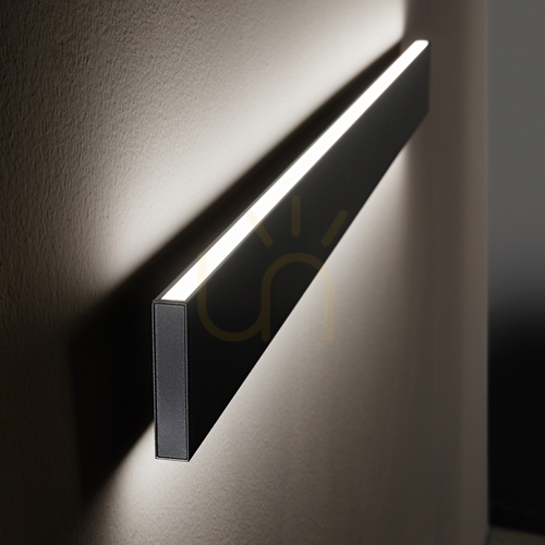 Skontrolujte Nástenné svietidlo Ideallux Linus AP čierne 120 cm 32W 4000K 268071