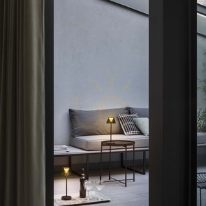 Prenosná stolová lampa Ideallux LOLITA TL COFFEE hnedá IP54 LED 1,8 W 286747 small 3