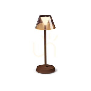 Prenosná stolová lampa Ideallux LOLITA TL COFFEE hnedá IP54 LED 1,8 W 286747 small 0