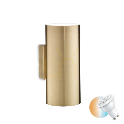 Skontrolujte Nástenné svietidlo Ideallux LOOK AP2 Brunito šampaňské 2xGU10 164823