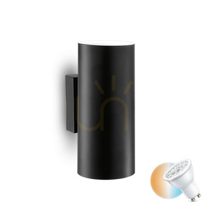 Nástenné svietidlo Ideallux LOOK AP2 NERO čierne 2xGU10 095998 small 0
