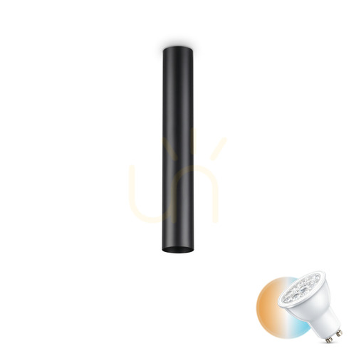 Skontrolujte Plafón Ideallux LOOK PL1 H40 NERO čierny GU10 1x28W 233192