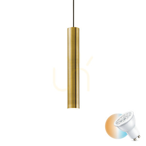 Závesné svietidlo Ideallux LOOK SP1 D06 141794 mosadzné GU10 1x28W 6 cm small 0