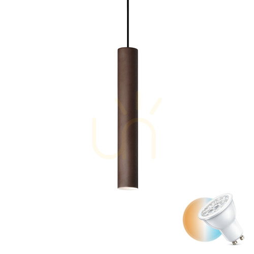 Skontrolujte Závesné svietidlo Ideallux Look SP1 D06 Coffee hnedé GU10 170589