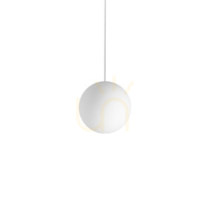 Závesné svietidlo Ideallux MAPA BIANCO SP1 D20 biele sklo kov 009148 small 0