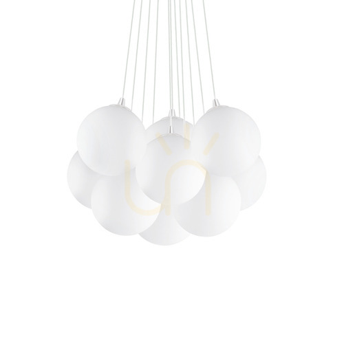 Skontrolujte Prívesné svietidlo Ideallux MAPA PLUS SP11 biele 11xE14 58 cm 131924