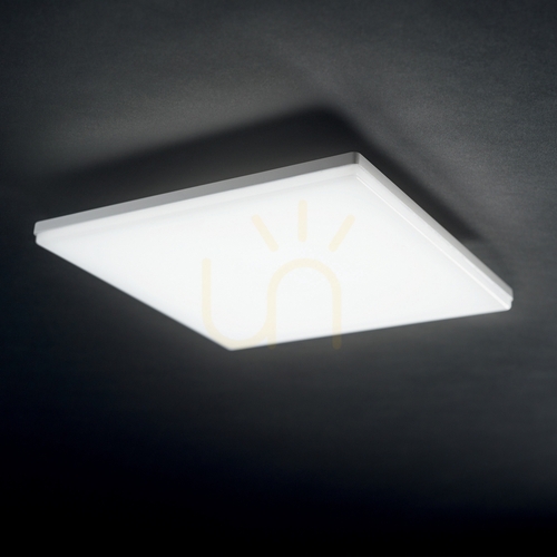Skontrolujte Vonkajšie stropné svietidlo Ideallux MIB PL Square 18W 3000K biele 30 cm 269122