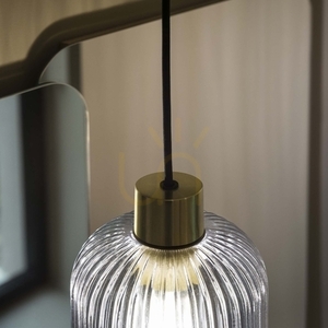Závesné svietidlo Ideallux Mint SP1 Fumé sklo čierne E27 14 cm 237442 small 5