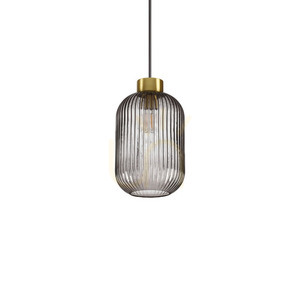Závesné svietidlo Ideallux Mint SP1 Fumé sklo čierne E27 14 cm 237442 small 0