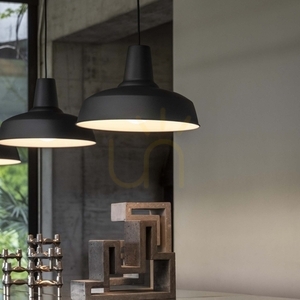 Závesné svietidlo Ideallux MOBY SP1 NERO čierne 35 cm E27 093659 small 3