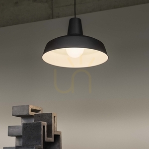 Závesné svietidlo Ideallux MOBY SP1 NERO čierne 35 cm E27 093659 small 4