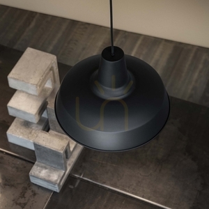 Závesné svietidlo Ideallux MOBY SP1 NERO čierne 35 cm E27 093659 small 5
