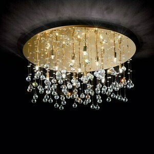 Plafón Ideallux Moonlight PL15 Oro zlatý 80 cm 082790 small 2