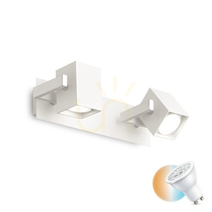 Nástenné svietidlo Ideallux MOUSE AP2 BIANCO biele 2xGU10 073545 small 0