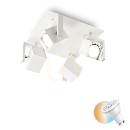 Skontrolujte Plafón Ideallux MOUSE PL4 Bianco biely 4xGU10 29 cm 073583