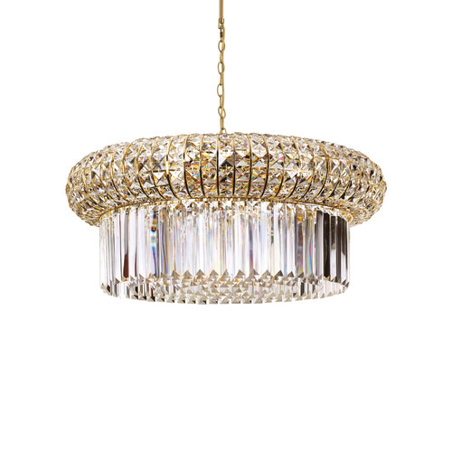 Skontrolujte Závesné svietidlo Ideallux Nabucco SP16 zlaté 16xE14 priemer 70 cm 237800