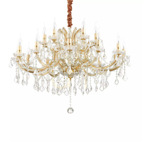Skontrolujte Závesné svietidlo Ideallux Napoleon SP18 Oro zlaté 18xE14 Ø96 cm 167411
