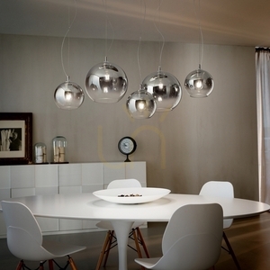 Závesné svietidlo Ideallux NEMO SP1 meď sklo 20 cm E27 250328 small 1