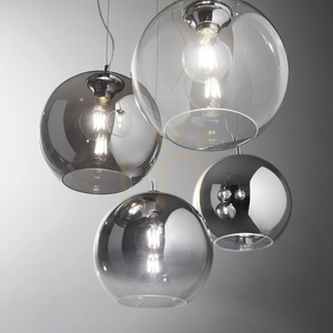 Závesné svietidlo Ideallux NEMO SP1 D40 Fumé chróm 094229 small 4