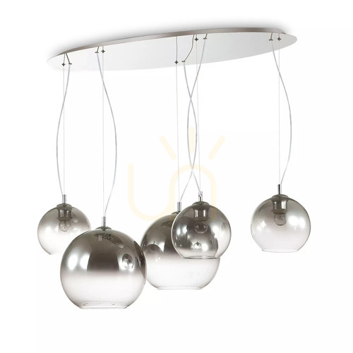 Skontrolujte Závesné svietidlo Ideallux NEMO SP5 Cromo Sfumato chróm 5xE27 138305