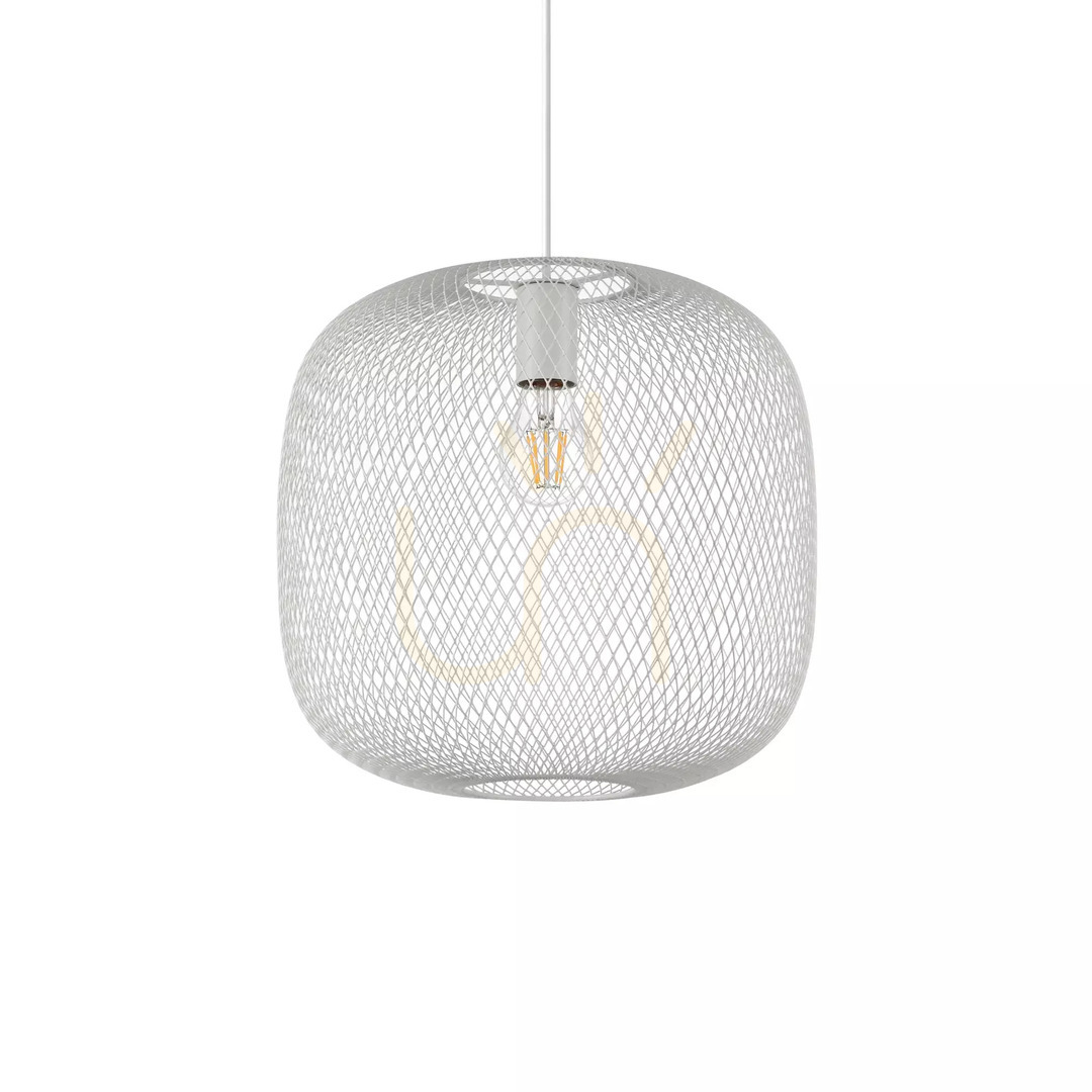 vyhliadka Závesné svietidlo Ideallux NET SP1 D34 Bianco biele 34 cm 328133 Závesné svietidlo Ideallux NET SP1 D34 Bianco biele 34 cm 328133