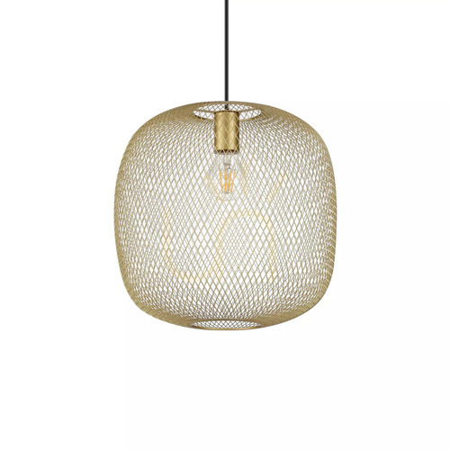 Skontrolujte Závesné svietidlo Ideallux NET SP1 D34 ORO čierne 34 cm 317281