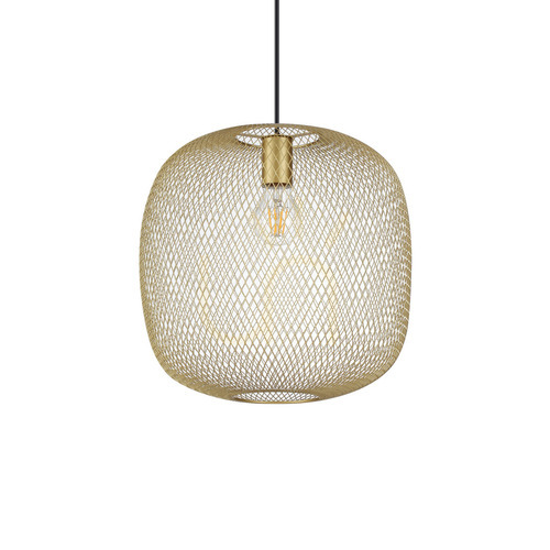 Skontrolujte Závesné svietidlo Ideallux NET SP1 D34 ORO čierne 34 cm 317281