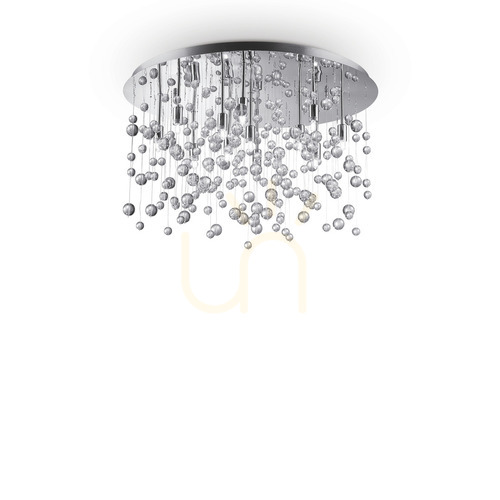 Skontrolujte Plafón Ideallux NEVE PL12 CROMO chróm 12xG9 Ø63 cm 022239