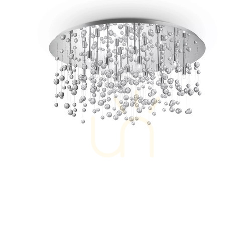 Skontrolujte Plafón Ideallux Neve PL15 Cromo chróm 15xG9 Ø80 cm 030784