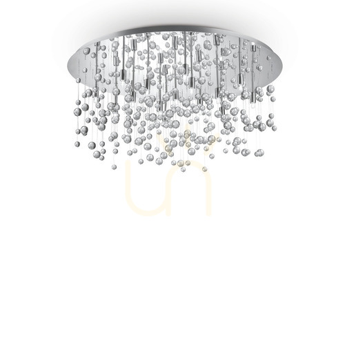 Skontrolujte Plafón Ideallux Neve PL15 Cromo chróm 15xG9 Ø80 cm 030784