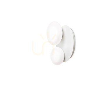 Plafón Ideallux NINFEA PL2 BIANCO biely 36 cm GX53 2x15 W 306957 small 0