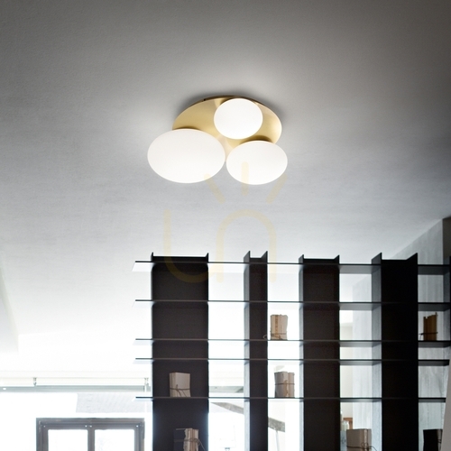 Skontrolujte Plafón Ideallux NINFEA PL3 Bianco biely 3xGX53 46 cm 306964