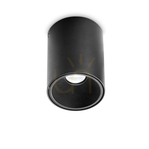 Skontrolujte Plafón Ideallux NITRO PL ROUND D10 čierny LED 25W 3000K 322711