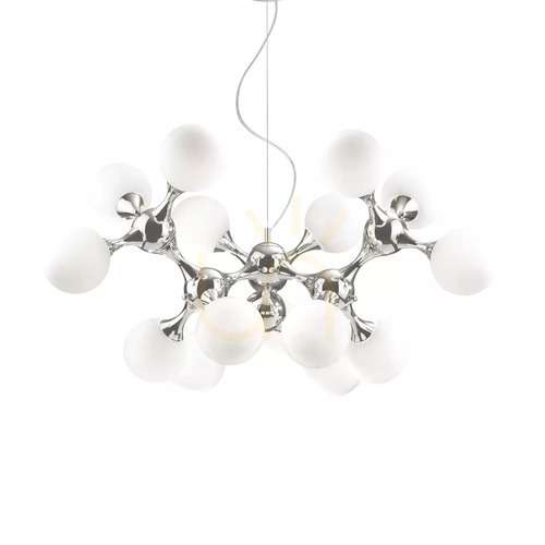 Skontrolujte Závesné svietidlo Ideallux Nodi SP15 mosadz 15xE14 Ø105 cm 241012