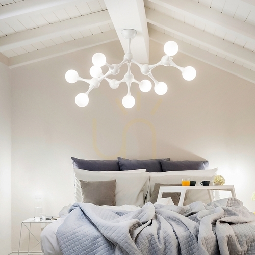 Skontrolujte Plafón Ideallux NODI PL9 Bianco biely chróm 83 cm 149622