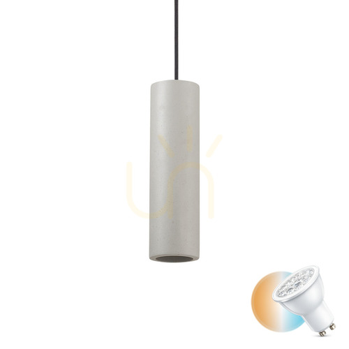 Skontrolujte Závesné svietidlo Ideallux OAK SP1 Round Cemento betónové sivé GU10 150635