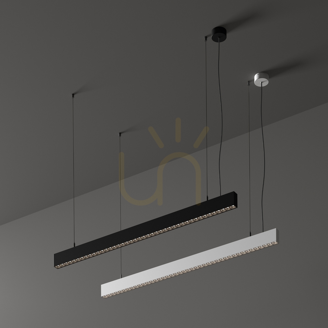 Náhľad Závesné LED svietidlo Ideallux OFFICE SP 3000K čierne 112,8 cm 271187 Závesné LED svietidlo Ideallux OFFICE SP 3000K čierne 112,8 cm 271187
