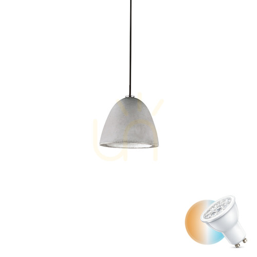 Skontrolujte Závesné svietidlo Ideallux OIL SP1 110462 sivé betónové GU10 12 cm