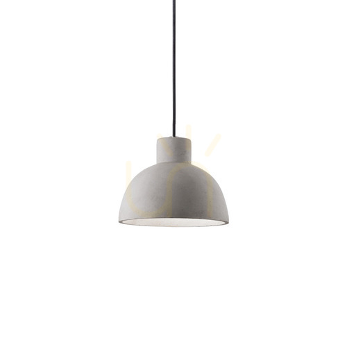 Skontrolujte Závesné svietidlo Ideallux OIL-5 SP1 sivé betónové E27 20,5 cm 129082