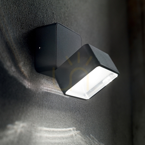 Skontrolujte Vonkajšie nástenné svietidlo Ideallux OMEGA Square AP Bianco 7W 4000K biele 285528