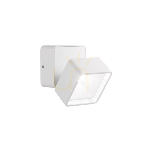 Skontrolujte Vonkajšie nástenné svietidlo Ideallux OMEGA Square AP Bianco 7W 4000K biele 285528