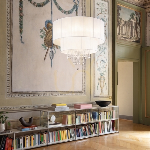 Skontrolujte Závesné svietidlo Ideallux Opera SP4 White 182179 4xE27 priemer 50 cm