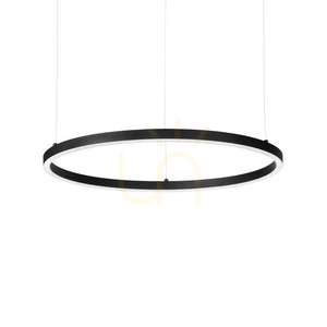 Závesné svietidlo Ideallux Oracle Slim D090 4000K čierne 90 cm 304441 small 0