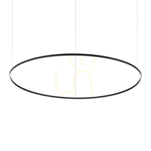Skontrolujte Závesné svietidlo Ideallux Oracle Slim D150 čierne 3000K LED 81W 285061