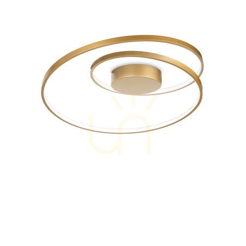 Skontrolujte Plafón Ideallux OZ PL DALI OTTONE mosadzný LED 48W 3000K 60 cm 304533