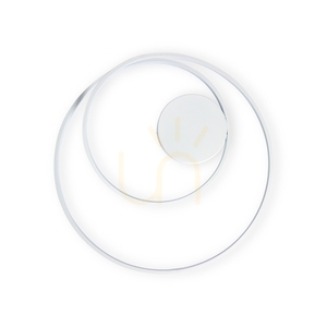 Plafón LED Ideallux OZ 253688 biely 60 cm 47W 3000K small 3