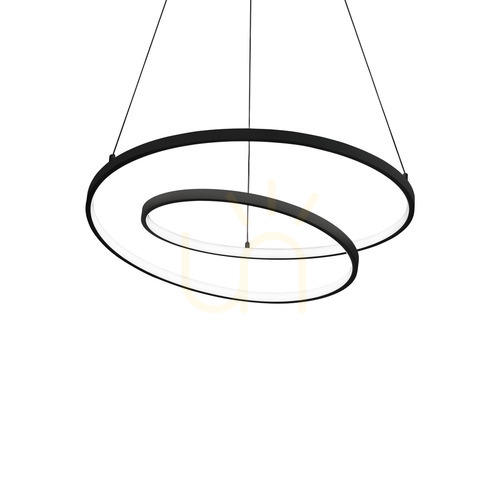 Skontrolujte Závesné svietidlo Ideallux OZ D60 čierne LED 47W 3000K 269436