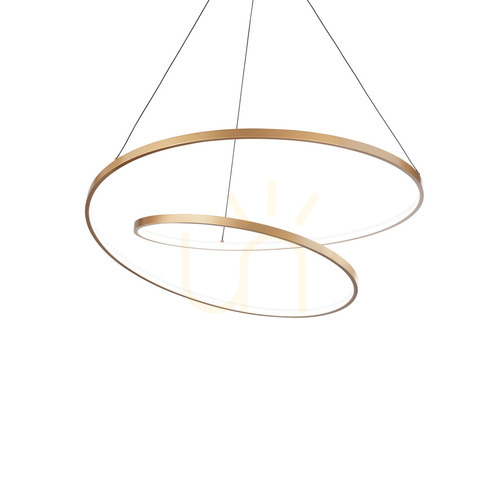 Skontrolujte Závesné svietidlo Ideallux OZ D60 mosadz LED 47W 3000K 269443